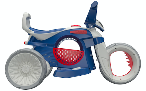 electric bike for kids side view close up
